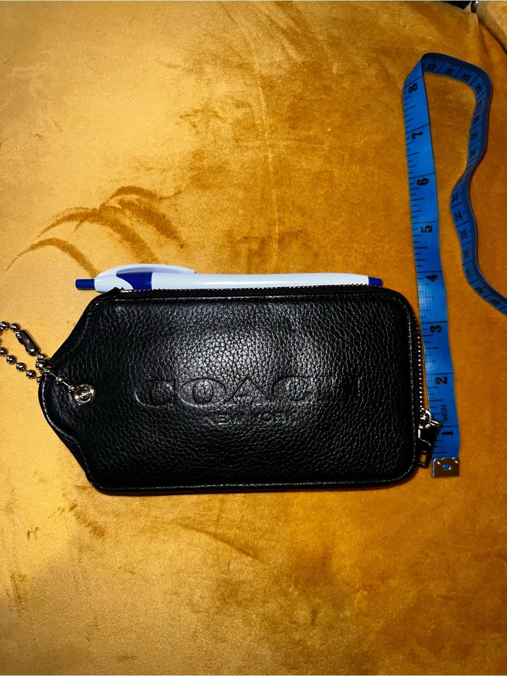 Coach pebbled leather